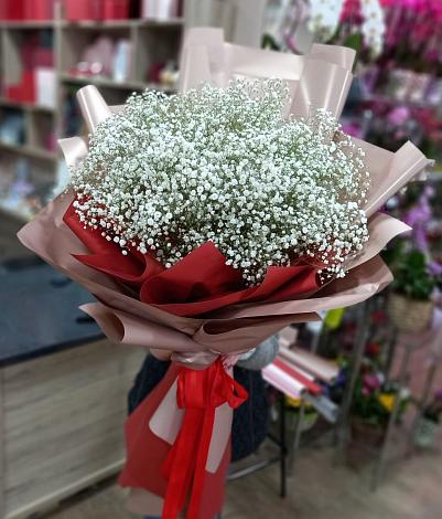 Букет цветов из: Гипсофила в Топчихе