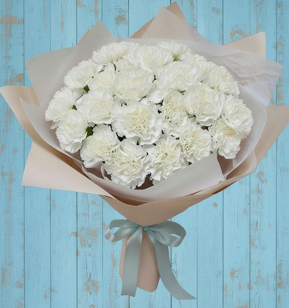 Букет цветов из: Гвоздики в Топчихе