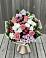 Букет цветов из: Альстромерии, Гвоздики, Розы и Хризантемы в Топчихе
