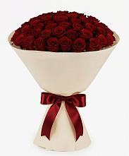 Букет 101 Бордовая роза Блэк Бакарра в Топчихе