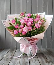 Букет Розовый кустик #REPLACE_PRED# Топчихе