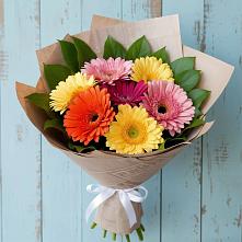Букет цветов из:  Герберы #REPLACE_PRED# Топчихе