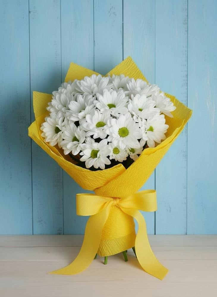 Букет цветов из: Хризантемы в Топчихе