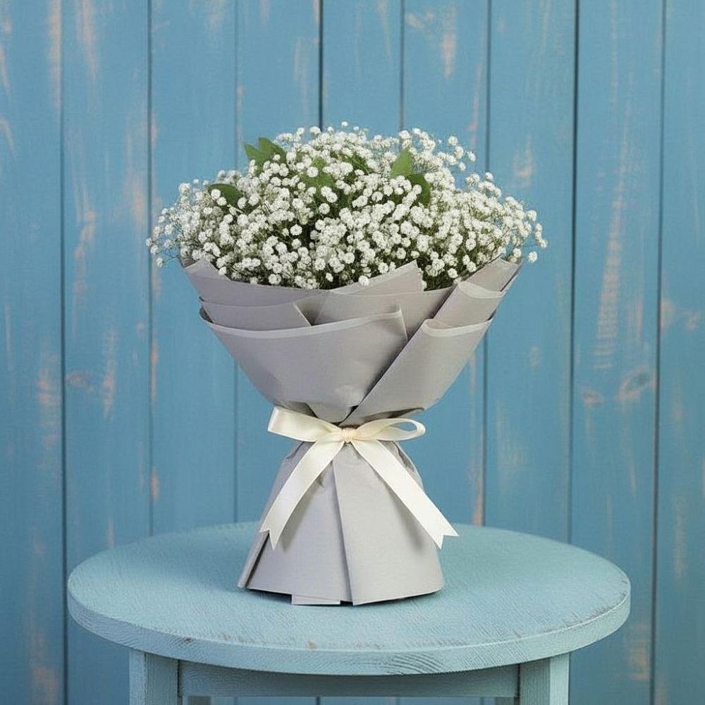 Букет цветов из: Гипсофила в Топчихе