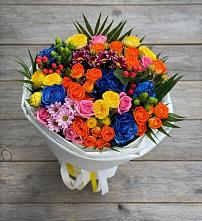 Букет цветов из:  Розы и Хризантемы #REPLACE_PRED# Топчихе