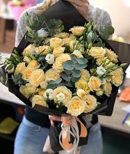 Букет цветов из:  Розы и Лизиантусы #REPLACE_PRED# Топчихе