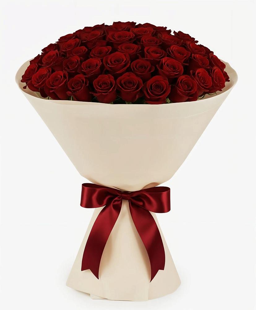 Букет 101 Бордовая роза Блэк Бакарра в Топчихе